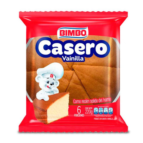 PONQUE CASERO BIMBO 220G VAINILLA